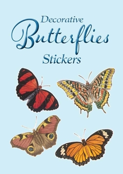 Paperback Decorative Butterflies Stickers Book