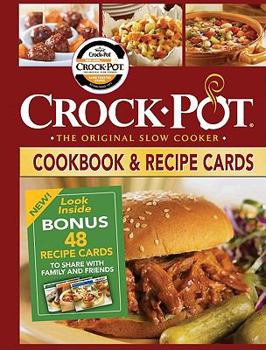 Spiral-bound Crock Pot Cookbook & Recipe Cards Book