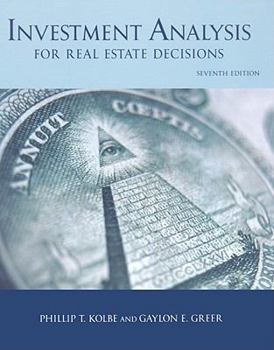 Paperback Investment Analysis for Real Estate Decisions Book