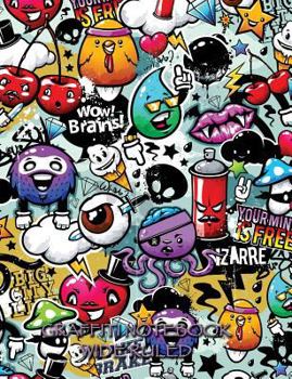 Paperback Graffiti Notebook Wide Ruled: 7.44 x 9.69 composition book, 200 pages Book