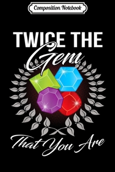 Composition Notebook: Gem Birthstone Sapphire Ruby Emerald  Journal/Notebook Blank Lined Ruled 6x9 100 Pages