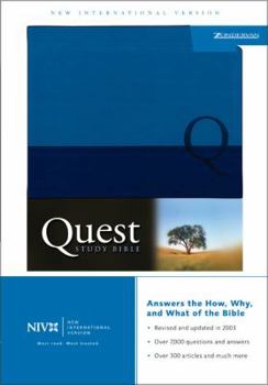 Imitation Leather Quest Study Bible-NIV-Personal Size Book