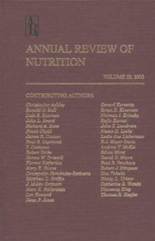 Hardcover Annual Review of Nutrition Book