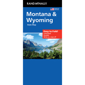 Loose Leaf Rand McNally Easy to Fold: Montana, Wyoming Laminated Map Book