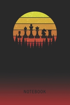 Notebook: Chess Pieces Blank Wide Ruled Lined Paper Notepad | Writing Pad Journal | Assignments Taking Class Notes Homework Studying Math Science ... & University Organizer | Student Teacher