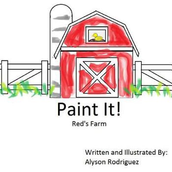 Paperback Paint It!: Red's Farm Book
