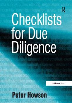 Paperback Checklists for Due Diligence Book