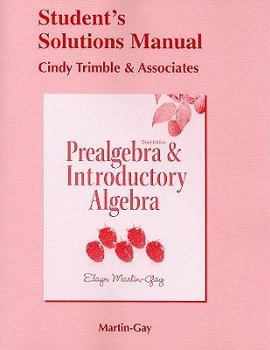 Paperback Student's Solutions Manual: Prealgebra & Introductory Algebra Book