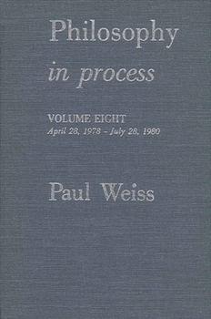 Paperback Philosophy in Process: Vol. 8 Book