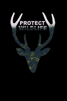 Protect Wildlife: Animal Conservation Supporter Lined Notebook Journal Diary 6x9