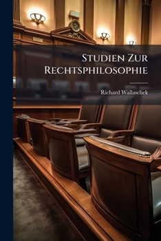 Paperback Studien Zur Rechtsphilosophie [German] Book