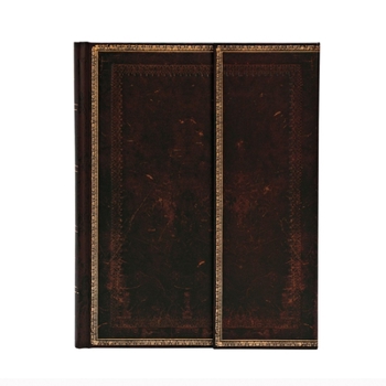 Misc. Black Moroccan Ultra Unlined Hardcover Journal, 144pg, 120gsm by Paperblanks (Old Leather Collection) Book