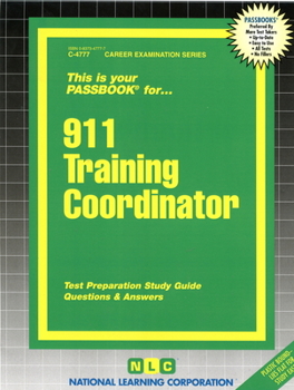 Spiral-bound 911 Training Coordinator: Passbooks Study Guide Book
