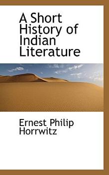 Paperback A Short History of Indian Literature Book