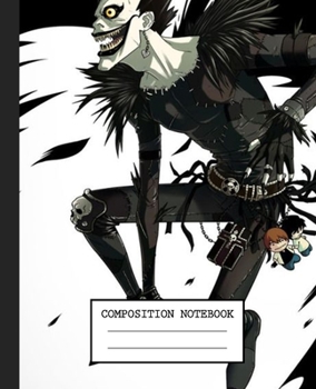 Notebook: Anime Death Note Soft Glossy Cover Graph Paper Pages Book 7.5 x 9.25 Inches 110 Pages