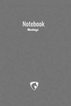 Notebook : meetings: Simple (gray)