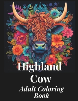 Paperback Highland Cow: Adult Coloring Book