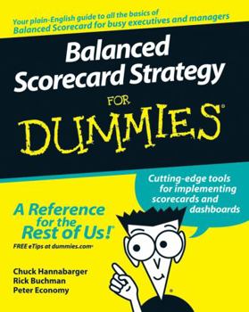 Paperback Balanced Scorecard Strategy for Dummies Book