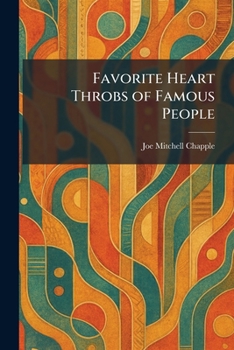 Paperback Favorite Heart Throbs of Famous People Book