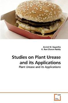 Paperback Studies on Plant Urease and its Applications Book