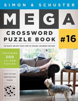 Paperback Simon & Schuster Mega Crossword Puzzle Book #16 Book