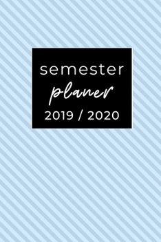 Semester Planer 2019 / 2020: A5 Coole Geschenkidee KARIERT zum Studium Notizbuch f�r Studenten Studienbeginn Erstes Semester Pruefung Geburtstag Terminkalender