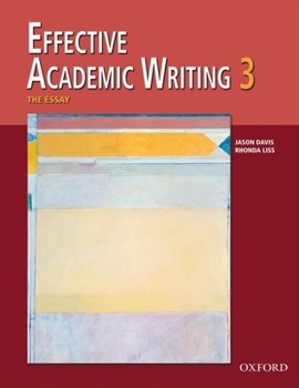 Paperback Effective Academic Writing 3 Student Book