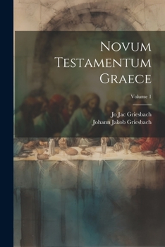 Paperback Novum Testamentum Graece; Volume 1 [Greek, Ancient (To 1453)] Book