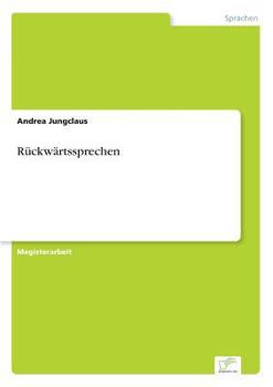 Paperback Rückwärtssprechen [German] Book