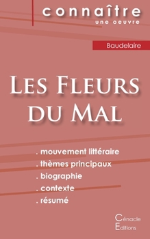 Paperback Fiche de lecture Les Fleurs du Mal de Charles Baudelaire (Analyse littéraire de référence et résumé complet) [French] Book