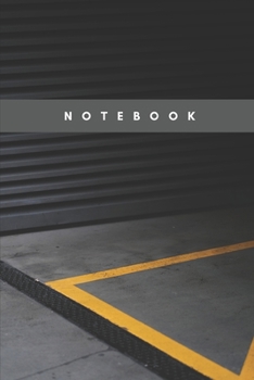 Notebook: Lined Notebook Journal - Black And Yellow - 120 Pages -  (6 x 9 inches)