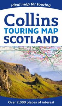 Map Collins Touring Map Scotland Book