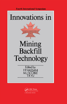 Hardcover Innovations in Mining Backfill Technology Book