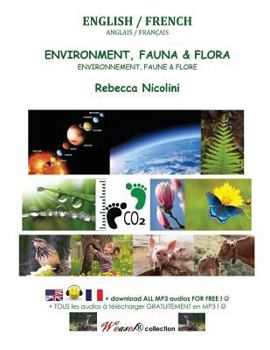 Paperback English / French: Environment, Fauna & Flora: black & white version Book