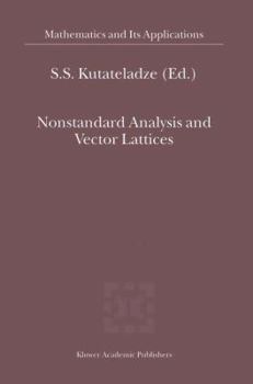 Paperback Nonstandard Analysis and Vector Lattices Book