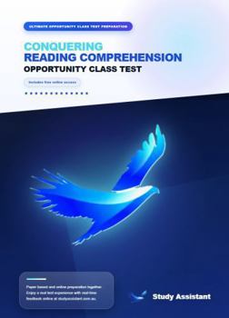 Paperback Conquering Reading Comprehension: Opportunity Class Test Book