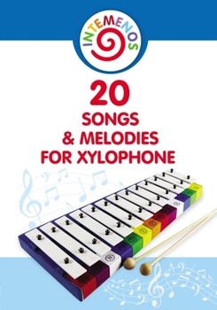Paperback 20 songs and melodies for xylophone: Create a color-coded xylophone and learn to play music with a color-coded system. Book