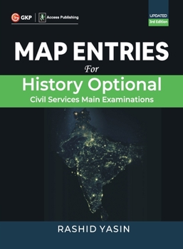 Paperback Map Entries for History Optional 3ed Book