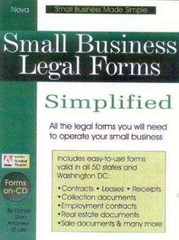 Paperback Small Business Legal Forms Simplified Book