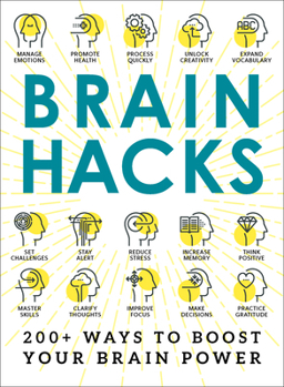 Paperback Brain Hacks: 200+ Ways to Boost Your Brain Power Book