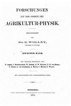 Paperback Forschungen auf dem gebiete der agricultur-physik [German] Book