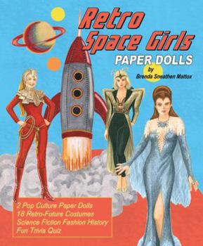 Paperback Retro Space Girls Book