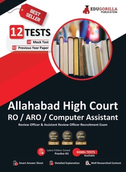 Paperback Allahabad High Court RO/ARO/Computer Assistant Book 2023 (English Edition) - 10 Mock Tests and 2 Previous Year Papers (2400 Solved Questions) with Fre Book