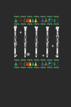 Christmas Clarinet: Blank Lined Notebook (6" x 9" - 120 pages) ~ Christmas Themed Notebook for Daily Journal, Diary, and Gift