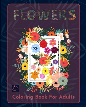 Flowers Coloring book for adults
