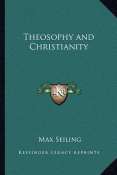 Paperback Theosophy and Christianity Book