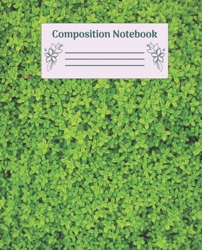 Paperback Composition Notebook: Wide Ruled Notebooks Paper - Composition Notebook (Diary, Journal) 7.5x9.25in 110 Pages Wide Ruled Notebooks Paper Book