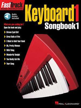 Paperback Fasttrack Keyboard Songbook 1 - Level 1 Book/Online Audio Book