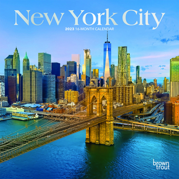 Calendar New York City 2023 Mini 7x7 Foil Book