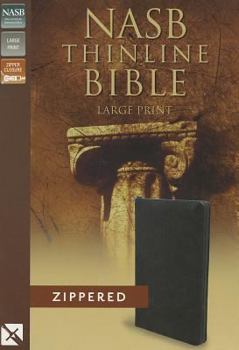 Bonded Leather Thinline Bible-NASB-Large Print Zippered [Large Print] Book